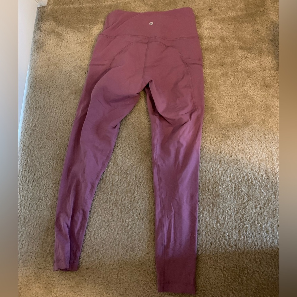 Pink yoga pants